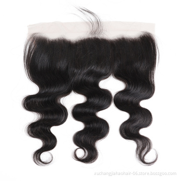 13*4 bundle with closure cuticle aligned hair preplucked hd lace closure, virgin human hair lace frontal from indiain